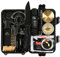 Lixada Kit de Survie d'urgence, 27 en 1 Multifunctional Survival KIT de Survie et de Secours en Plein air Multi-Outils extérieur Fournitures de Premiers Soins pour Le Camping Randonnée Pêche