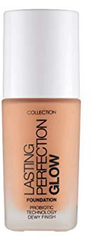 Collection Cosmetics Lasting Perfection Glow Foundation, mittlere bis volle Deckkraft, 27 ml, Toffee