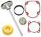 877-323 Tools Parts Gasket Kit, Gasket Tools Air Nail Gun Parts, Include Bumper, Ribbon Spring, O-Ring, For Hitachi NR83 NR83A NR83A2