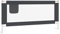vidaXL Kleinkind Bettschutzgitter Bettgitter Kinderbettgitter Babybettgitter Gitter Kinderbett Babybett Rausfallschutz Dunkelgrau 180x25cm Stoff