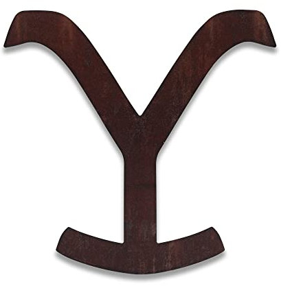 Yellowstone TV-Show Dutton Ranch Metallschild – Vintage-Logo mit Yellowstone für Zuhause