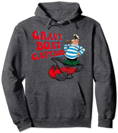 Gravy Boat Captain Funny Thanksgiving Costume Gift Pullover Hoodie
