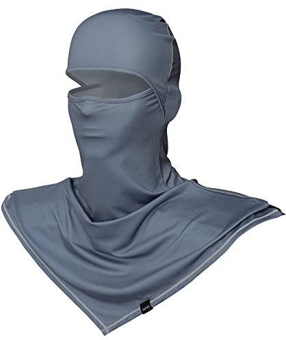 Sturmhaube Sommer Balaclava Motorrad Full Face Cover, Winddichte Atmungsaktive Motorrad Kapuze Helm Liner, Gesichtsmaske Summer Arbeiten im Freien Gartenarbeit Radfahren