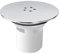 Lokatall Shower Drain Cover, Shower Waste Trap Cover Plug Hole Cover Shower Trap Cover Replacement, 115mm Chrome Finished Top Cover / 90mm Drain Outlet, Removable Shower Plughole Cover Fast Flow