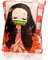 Ubephant Demon Slayer Anime Kissen, Kamado Nezuko Throw Pillow, Demon Anime Charakter Nezuko Kissen, Nezuko Kissen Plüsch, Anime-Kissen für Demon Slayer, Für Heimdekoration Und Autos Verwendet