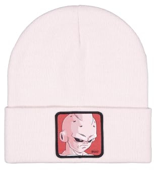 Capslab Mütze für Damen & Herren Dragon Ball Z, Originelle Buu Mütze, weich und warm, Rosa, Schwarz, Größe TU, Rosa, Einheitsgröße