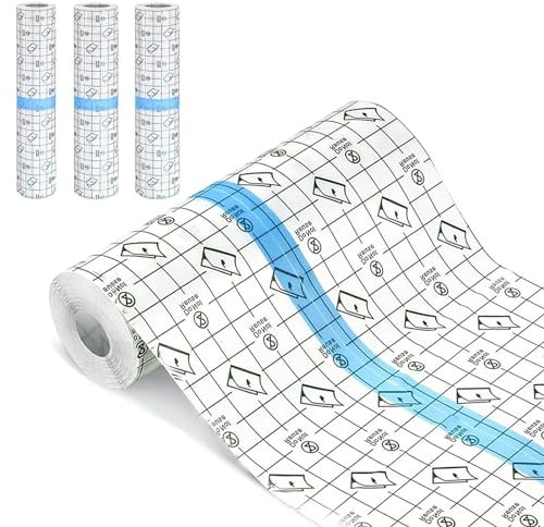 ATAUSD Tattoo Folie 3 Rollen, Tattoo Pflaster, 15cm x 5m Wasserdicht Transparent Bandage, Tattoo Folie Heilung, Tattoo Aftercare, Second Skin, Duschpflaster Bandage (2 Rollen 2m+1 Rollen 1m)
