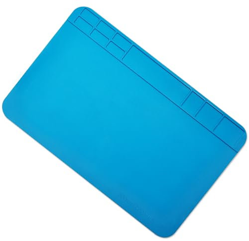 Silicone Soldering Mat Multi-Purpose Work Mat Insulation Silicone Soldering Mat for Watch Phone Laptop Repair Soldering Repair