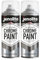 JENOLITE Chrome Spray Paint | Smooth Metallic Silver | Chrome Colour | Multi-Surface Paint For Metal, Wood, Plastic, Ceramic | Suitable For Interior & Exterior Use | 2 x 400ml