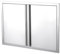 GarveeLife BBQ Access Door 24 W x 24 H, Double Outdoor Kitchen Door, Weatherproof Built in 304 Stainless Steel with Recessed Handle for Outside,Commercial,BBQ Island,Grilling Station,Outside Cabinet