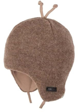 PURE PURE Baby Jungen Schlupfmütze 0403652 in braun, Kleidergröße:47, Farbe:braun