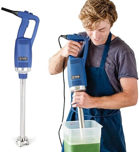 TK Batidora de inmersión comercial, motor de velocidad variable de 750 vatios/1 CV, 20.000 RPM X-Heavy Duty con garantía de rendimiento - 20 pulgadas