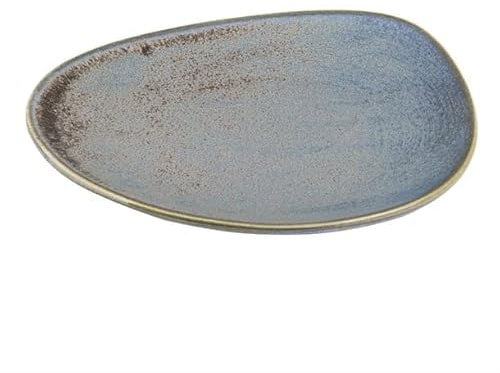 nisbets limited Olympia Glutblaue, dreieckige Teller, 308 x 255 mm, 4 Stück
