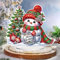 Diamond Painting Tischdeko Weihnachtsdeko,5D Diamant Painting Weihnachten Tischdeko,Weihnachten Tisch Deko,Christmas Decorations,Winter Weihnachtsfeier (yeti)