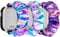 Hexasider 3 Stück Kinder Armband Kompatibel mit Xplora X6 Play/Xplora X6 Pro/Anio 5/Anio 6, 20mm Scrunchie Kids Smartwatch Ersatzband Armbänder für Mädchen Jungen, SpotRosa+RosaStarry+StripLila