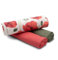 VmG-Store 1,5m Baumwollstoff Set Designstoff + 2x Uni farblich abgestimmt 100% Baumwolle Material Auswahl (Mohnblume Rot Set79)