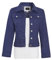 kraftd Women's Denim Jackets Casual Summer Long Sleeve Jacket | Ladies Denim Jackets Button Up Slim Fit | Stretch Denim Jacket | Jacket Women UK With Collared Neckline And Pockets (Patriot Blue, 14)