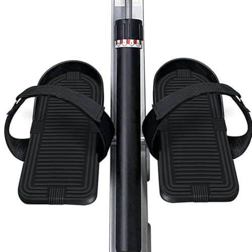 Uonguon Rowing Machine Pedals, Elliptical Foot Footrests, Adjustable Replacement Parts, Practical Leg Training Steppers, (0.55 Inches), Ideal for Fitness Machines