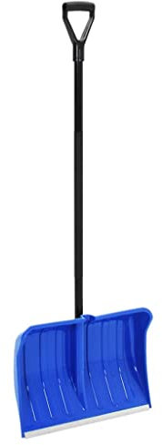 Haus & Garten, Rasen & Garten, Schneeräumung, Schneeschaufel, Schneeschaufel, blau, 147 cm, Metall