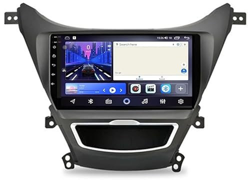 JYZHAO für Hyundai Elantra 2011-2016,Android 11 9-Zoll-Autoradio,GPS-Navigation,Bluetooth-Unterstützung,4G-WLAN,Mirror Link,In-Dash-Autoradio-Video-Multimedia-Player,Plug-and-Play