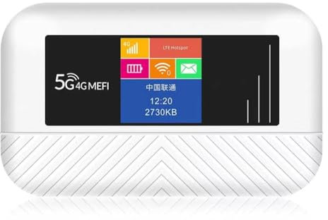 Huudngeje Router LTE 4G SIM Modem da 300 Mbps WiFi6 MIFI 3000Mah Battery Mini Pocket 4G Hotspot WiFi Type-C Porta Compatibile con Schede SIM 5G