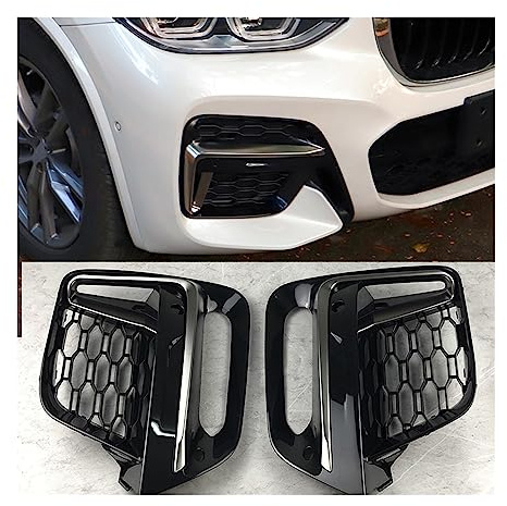 KIJKDSR Auto Front Nebel Licht Lampe Abdeckung Nebel Lampe Kühlergrill lampenschirm Für B&MW X3 G01 / X4 G02 2018 2019 2020 auto Zubehör