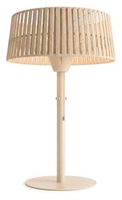 CREATE PATIO HEATER COMPACT / Infrarot-Heizstrahler für Terrassen und Außenbereich, gebrochenes Weiß, Infrarot-Halogen-Schnellheizsystem, Kippschutz, 1500 W
