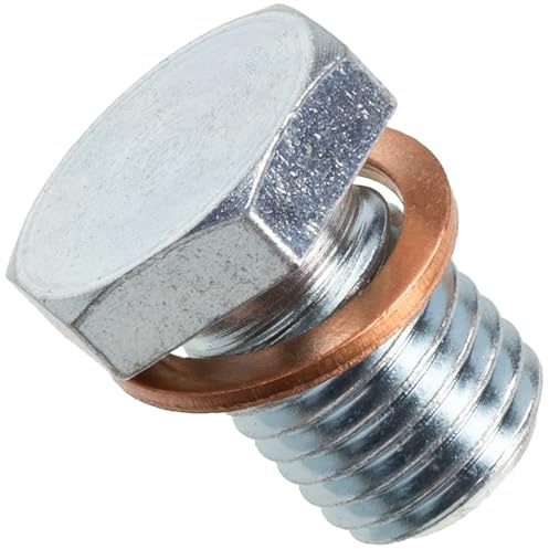 AERZETIX Tappo di scarico della coppa dell’olio M12x1.5 con anello di tenuta compatibile con OEM 11137535106 / STC2034 / 1273093