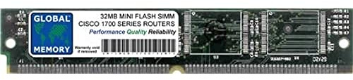 32 MB Mini Flash SIMM Memory RAM für Cisco 1700 Serie Router (Cisco P/N MEM1700–32 MFS)