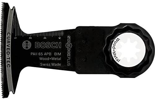 Bosch Starlock - Hoja de sierra de inmersión para madera y metal, BIM PAII 65 APB, 65 x 50 mm