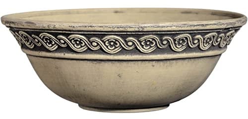 Classic Home & Garden GARDENGOODZ Corinthian Bol 30,5 cm Pot de Fleurs, Ivoire en frêne