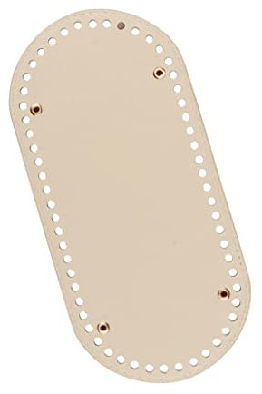 Sharplace PU- Base-Shaper Einlegeboden boden 60 für Handtasche Schultertasche Shopper Reisegepäck, Beige, 25x12x0,4 cm