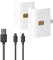 snakebyte Xbox One BATTERY:KIT - weiß - 2 Akkus à 800mAh - kompatibel mit allen Xbox One Controller Varianten & snakebyte Twin Charge X Ladestation - inkl. 2m Y-Ladekabel