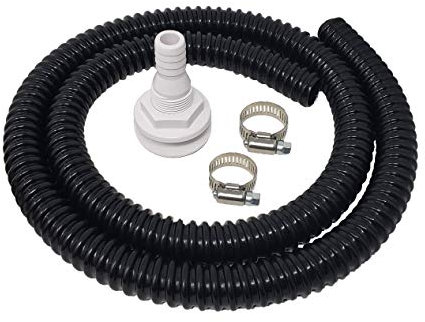 Sealproof Bilge Pump Hose Kit | 3/4-Inch Dia PVC Hose | 5 FT | Includes 2 Clamps & Thru-Hull Fitting