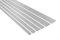 2 mètres | Baguette plate bricolage alu anodisé | Effector | B03 | argenté