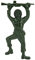 Abridor de botellas de hombre del ejército, abridor de botellas verde, único soldado en forma de aleación de zinc, herramienta de apertura de cerveza, utensilios de cocina, 4.5x2.4in