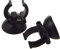 U-M 2 PZ Ventosa Fish Tank Acquario Riscaldatore Clip di Gomma Aerea Tubi Supporto Vetro Nero Pet Supplies Costo- Efficace