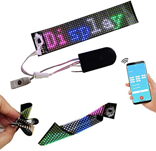 DAZZLEEX Panneau LED personnalisable avec message électronique programmable et