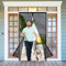 Magnetic Fly Screen Door, 135 x 200 cm Bug Off Screen Door Anti Mosquito Bugs Mesh Curtain Fits Door Size up to, Black