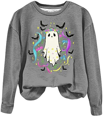 BFTHWY Halloween Sweatshirt Für Frauen Einfach Sexy Halloween Kostüme Frauen Mittwochs Halloween Kostüme Für Frauen Mutter Und Sohn Halloween Kostüme Halloween Kostüme Anime Humorvolle Halloween