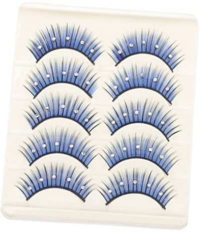 Beatifufu 5paires Extensions De Cils Colorés Avec Faux Cils Pour Festival Et Cosplay