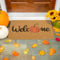 INOGIH Pumpkin-Welcome-Mats for Front Door Fall-Outdoor-Entrance Doormat Non Slip Coir Autumn Mats for Thanksiving Home Decor 75 x 43 cm