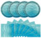 40 Pcs Ocean Sea Plates and Napkins Party Supplies, Disposable Ocean Waves Paper Plates and Napkins Tableware Set for Baby Shower Ocean Birthday Party Decorations Serves 20