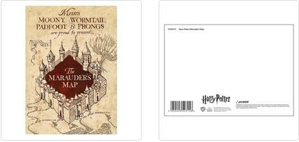 Pyramid International Harry Potter Karte des Rumtreibers, Postkartendruck, A6 (1 Karte im Lieferumfang enthalten)