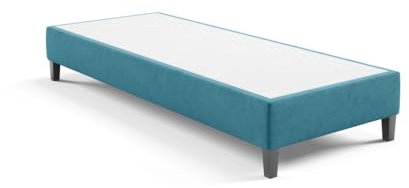 Best For Home Hotelbett Boxspringbett Bettgestell Boxspringgestell 70x200 cm Türkis Boxspring Rahmen ohne Matratze