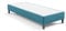 Best for Home Hotelbett Boxspringbett Bettgestell Boxspringgestell 70x200 cm Türkis Boxspring Rahmen ohne Matratze