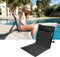 GFYYBKJ Faltbarer Sitz für Poolstühle, tragbare Outdoor-Poolstühle für den Rand des Pools, Strandstuhl, Schwimmbad-Zubehör, Poolsitze für Rand, Strand, Camping, Picknick, Rasenzubehör, Schwarz