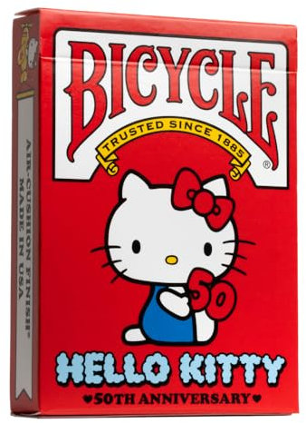 Bicycle® Hello Kitty - 50th Anniversary (Designer Spielkarten, Poker, Skat...)
