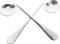 minkissy Juego de 2 Cucharas de Alimentación para Zurdos Utensilios de Asistencia para Adultos Mayores Cucharas Adaptables Portátiles No