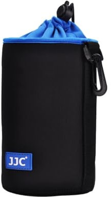 ayex Neopren Objektivbeutel für Objektive bis 83x130mm mit Karabiner & Gürtelschlaufe